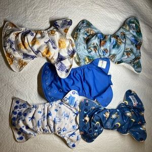 5 GroVia Newborn AIO Diapers